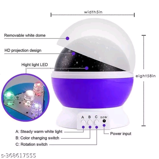 Moon Night Lamp Star Master Led Lights for Home Decoration Romantic Projector 360°